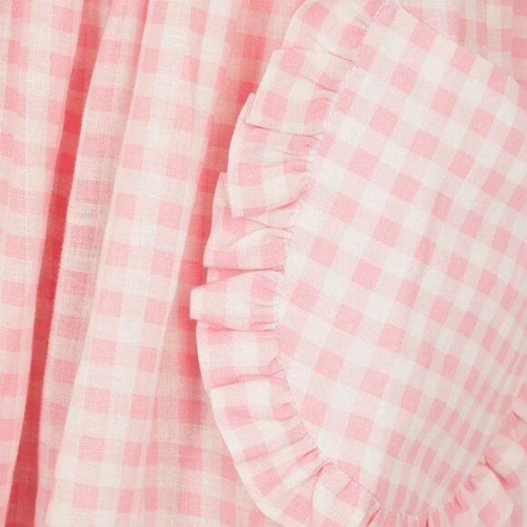 Sleeper Picnic Dress in Pink Gingham - Picture 6 of 12